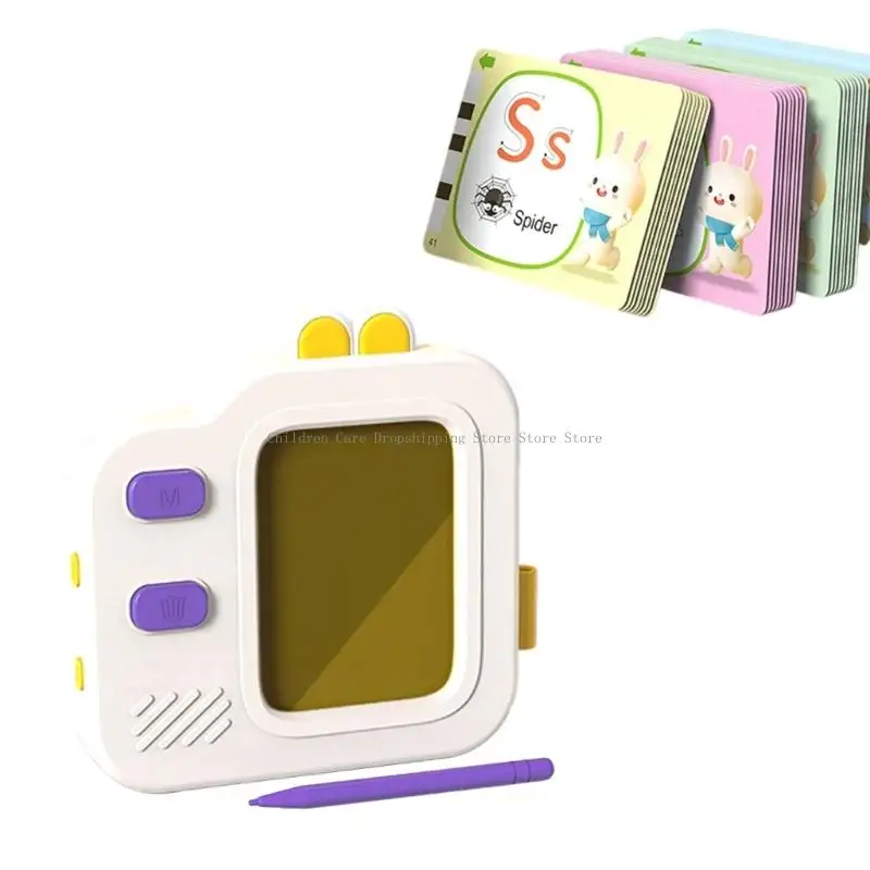 Leermachine voor kinderen met LCD-scherm en flashkaart voor eerste lezing Schrijven Handvaardigheidsontwikkeling Educatief