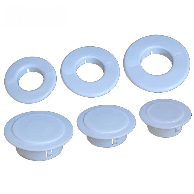 40-80mm Pipes Hole Cover PP Air Conditioning Conduit Pipe Entry Cable Vents Passage For Household Improvement Accessories