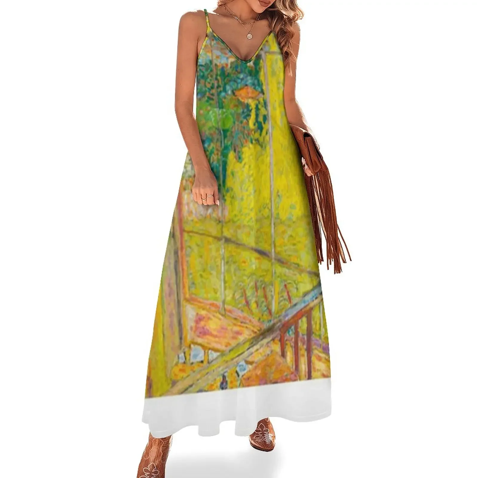 

Pierre Bonnard - The Studio with Mimosa Sleeveless Dress dress dresses summer women's dress 2024 clothes for women women dresses