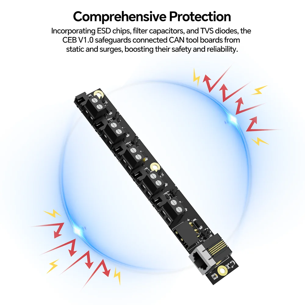 BIGTREETacétone CEB V1.0 Klipper LilBus 6 000 Board 120R, résistance terminale sélectionnable pour 2020 profilés en aluminium, imprimante 3D bricolage