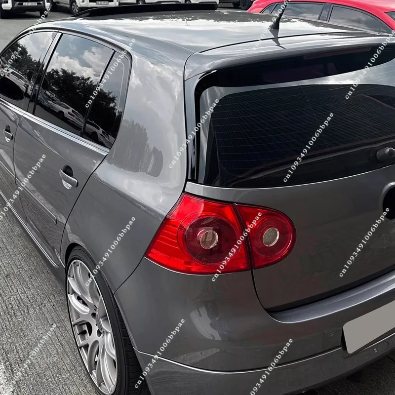 Rear Window Side Splitter for VW Golf MK5 GTI R32 R TDI TSI MPI 2004-2009  Rear Trunk Boot Side Spoiler Canard Lip Wing Bodykit サイドウイングミラーガラス に適合するゴルフ 5 MK5 GTI用 ヴァリアント R32 プラス クロス ゴルフ 2004-2009