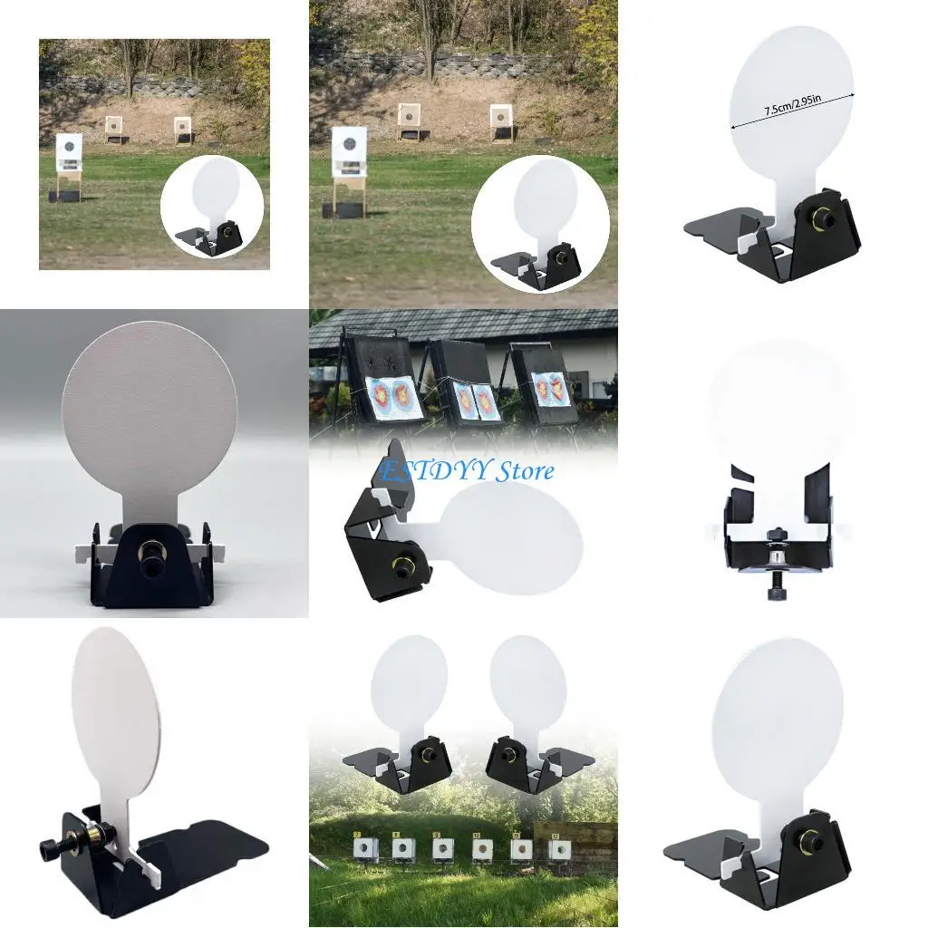 أهداف الرماية الفولاذية المحمولة G6DE سهلة التجميع لممارسة بنادق المسدسات