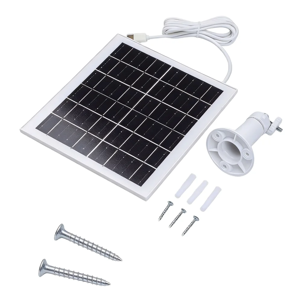 7W Solar Panel for Chicken Door - Waterproof IP65 Rated 360 Degree Adjustable Mount 23x18x5cm ABS Construction
