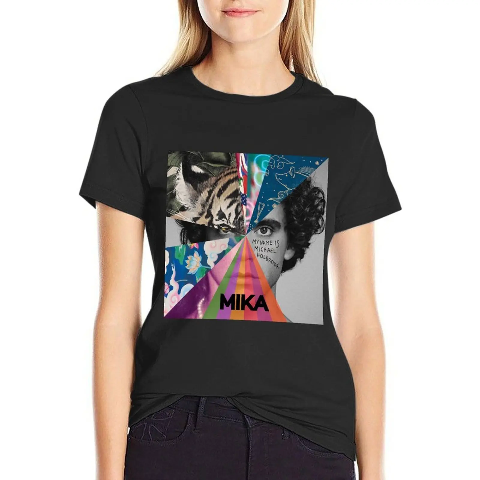 

Mika my name is michael holbrook T-Shirt female summer top shirts graphic tees tight shirts for Women