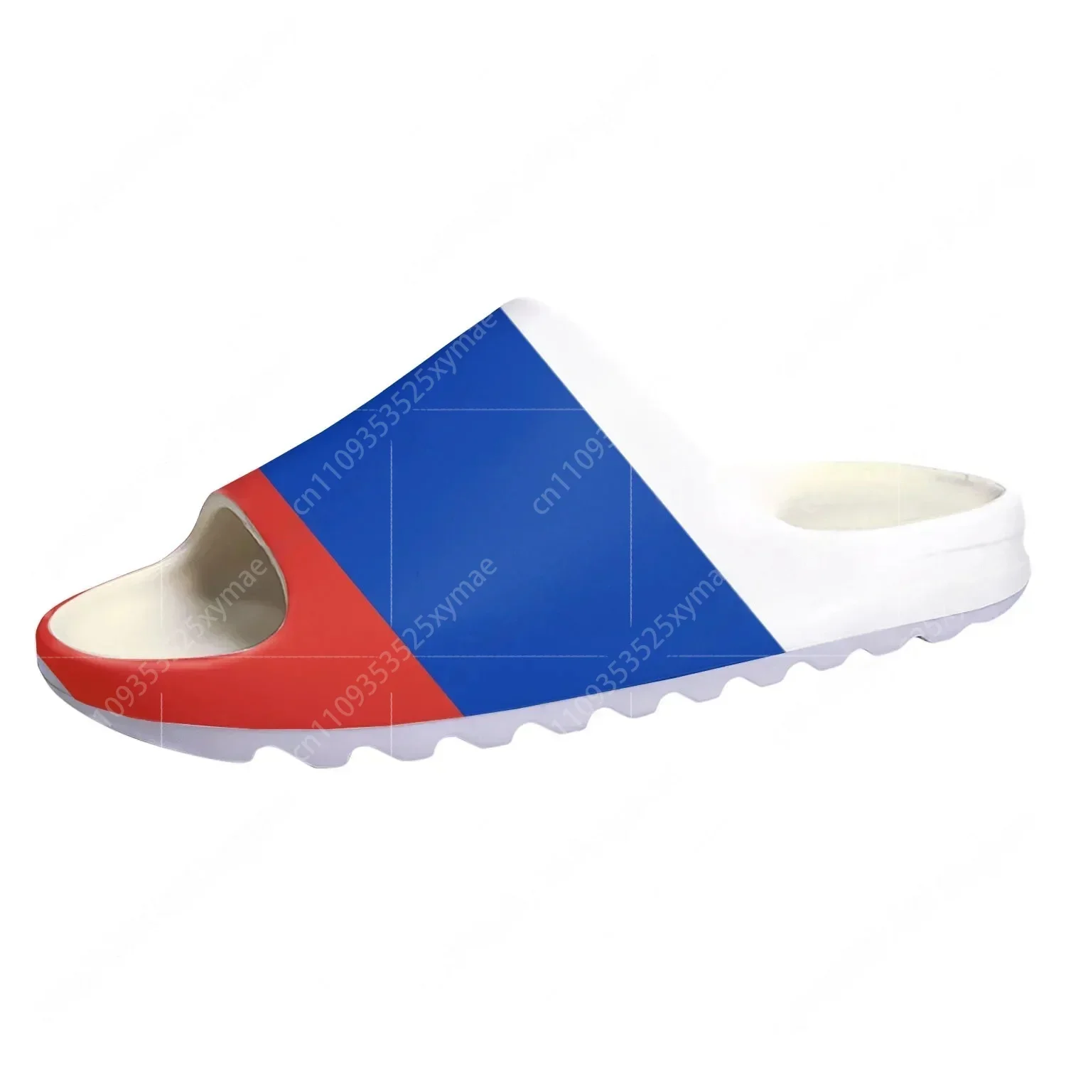 Russian Flag Soft Sole Sllipers Home Clogs Step on Water Shoes Mens Womens Teenager Beach Russia Customize on Shit Sandals