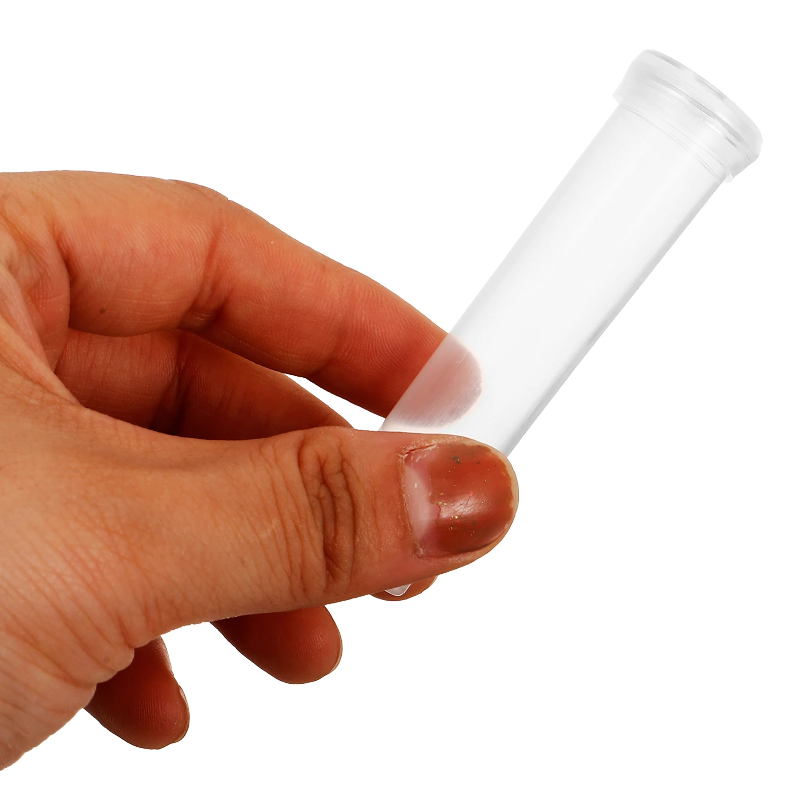 

100Pcs Transparent Flower Tube Premium Hard Shell Plastic Water Container for Fresh Flower Preservation Easy to Clean Compact