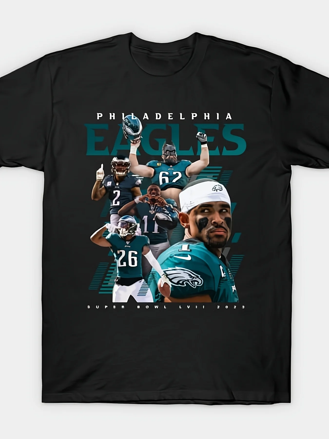 

T-Shirt for Men - Pure Cotton, Heat Transfer Printed Design, Casual Fit, Short Sleeve, Round Neck, Perfect Gift for Sports Fans
