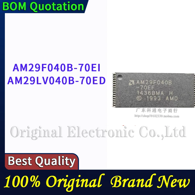 5pcs/lot AM29F040B-70EI AM29LV040B-70ED plastic casing Original  In stock High quality