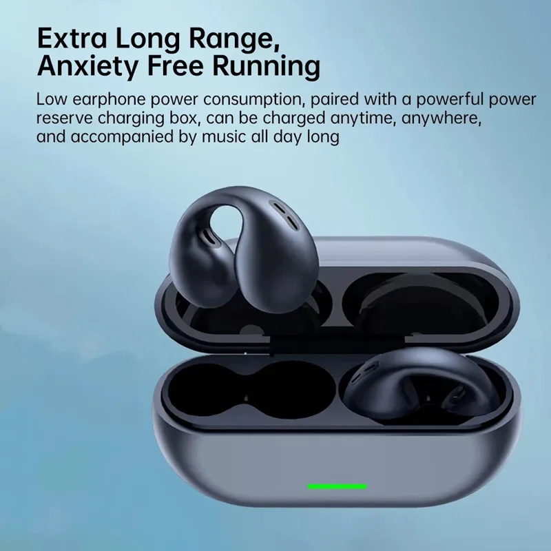 Fones de ouvido Bluetooth sem fio com carregamento Bin Display, Outdoor Sport Headset, Touch Control Earbuds para Xiaomi e Huawei