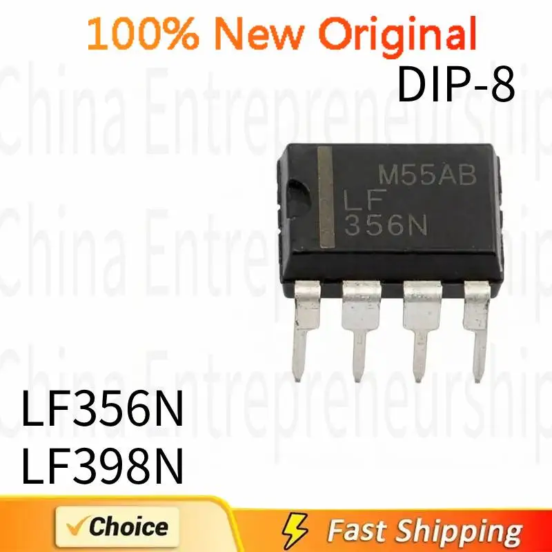 5 PCS DIP-8 LF356N LF398N DIP-8 Operational amplifier IC chip 100%Quality Original/Quick delivery