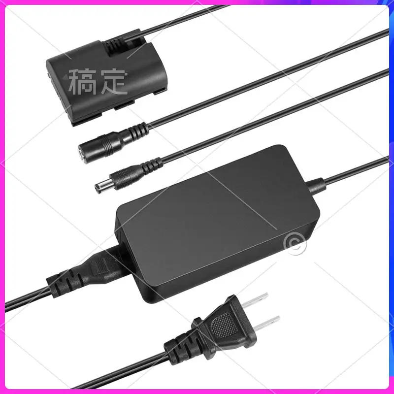 

ATTT-8V 3A Replacement Dummy Battery Coupler Kit With DC Coupler & AC Adapter For Canon LP-E6/E6N/E6N Cameras
