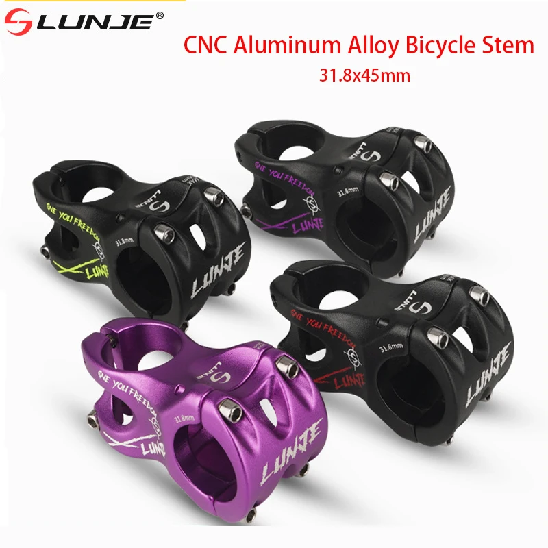 

MTB Road Bike Stem 31.8mm Ultralight Bicycle Stem High-strength Short Handlebar Stem 45mm Aluminum Alloy Bicycle Accessories