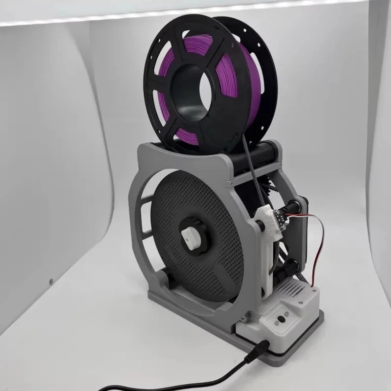 Electric 3D Filament Winder – 3D Printing Filament Spooling Machine with Smart Start and Stop
