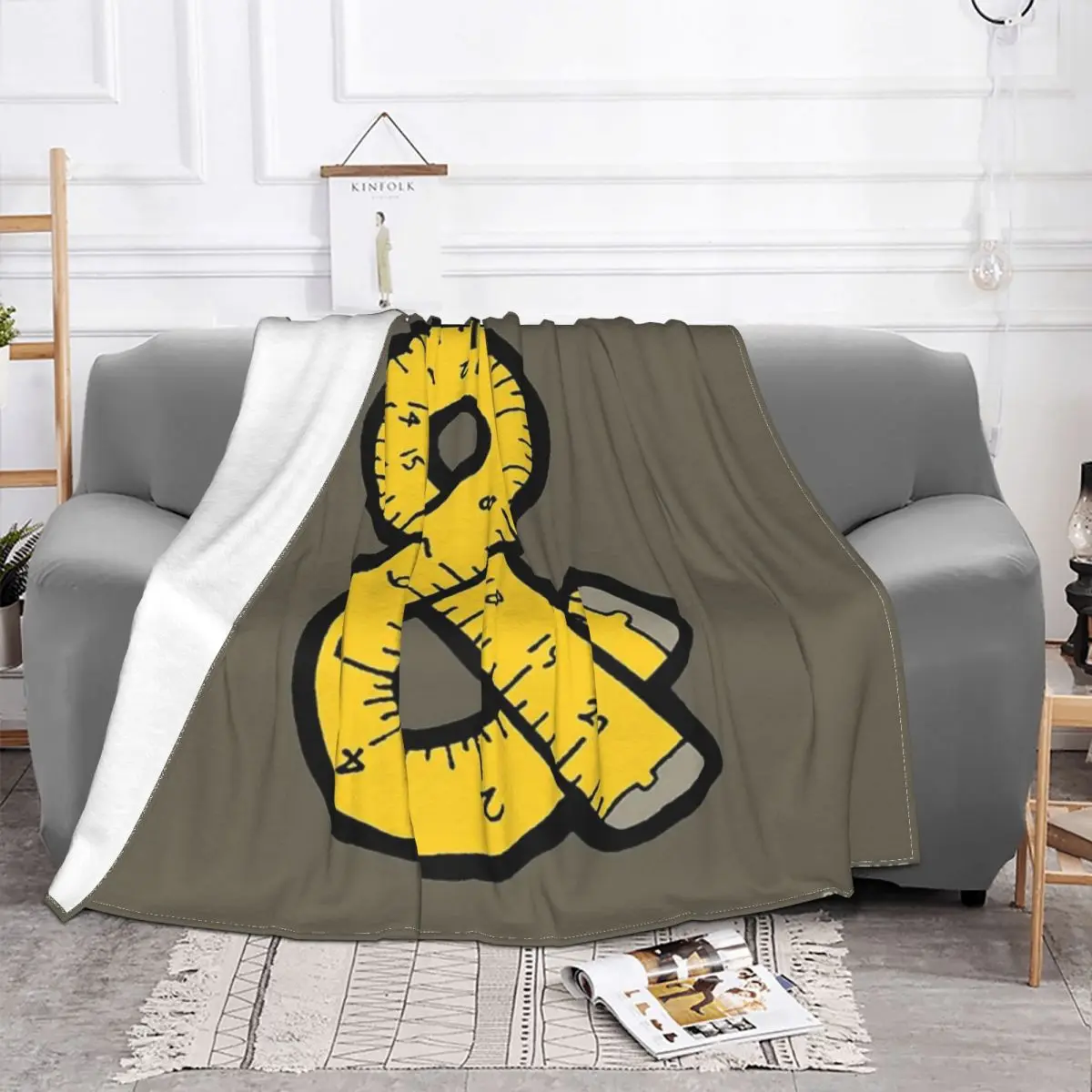 Ampersand Measuring Tape Four Seasons Universal Blanket Air-Conditioned Room Can Be Laid Halloween Gifts