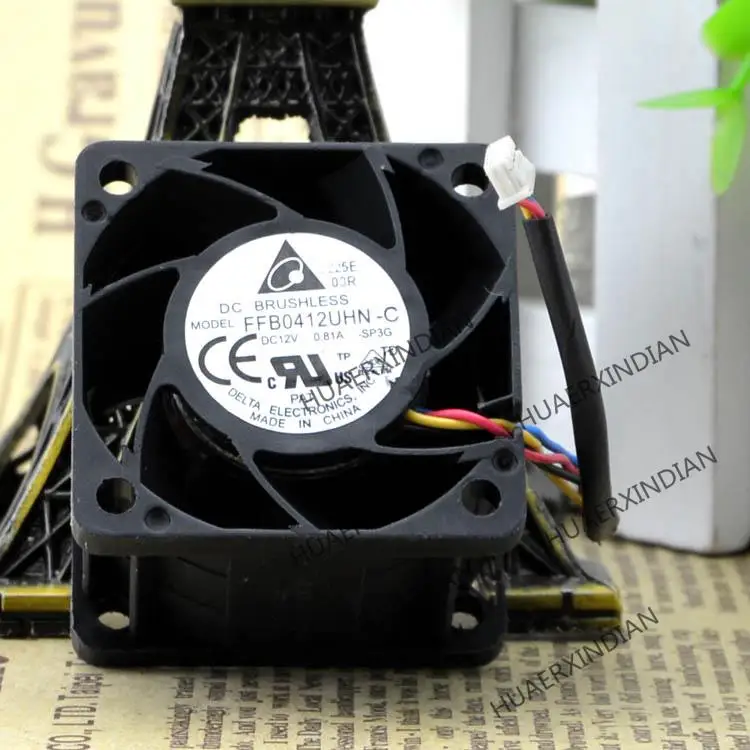 جديد 4028 12V 0.81A FFB0412UHN-C PWM طقم تجميع مروحة التبريد