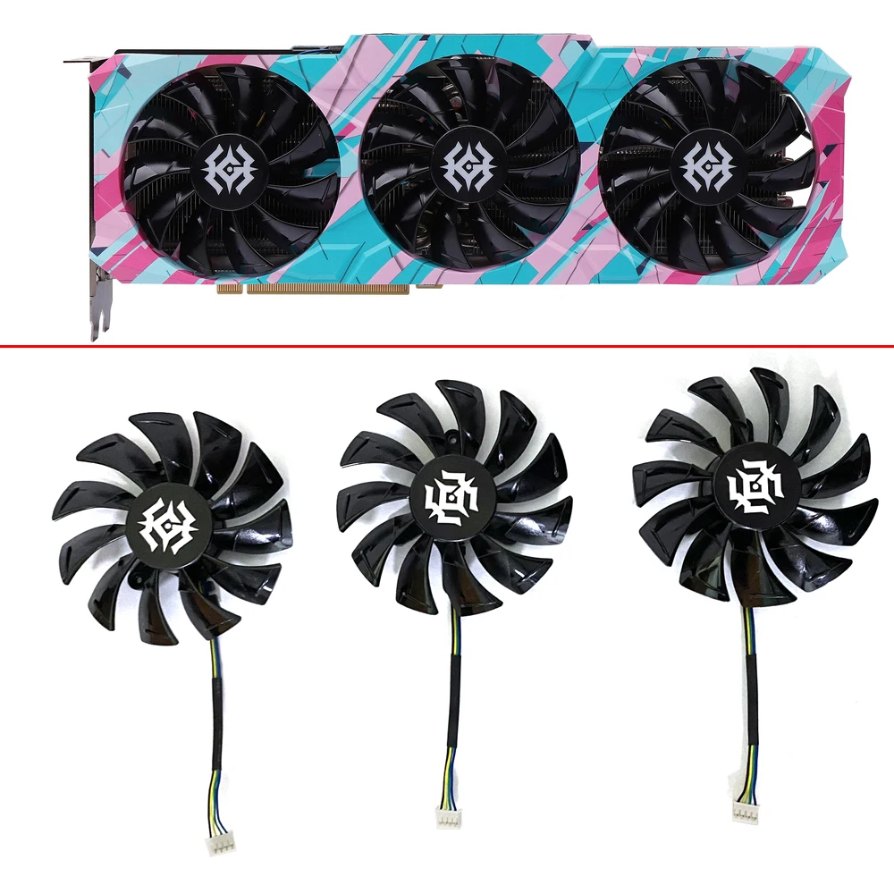 

NEW 87MM 4PIN Cooling Fan GA92S2U RTX3080 3070 3060 GPU FAN For ZOTAC GeForce RTX 3070-8GD6 RTX 3060Ti X-GAMING RTX 3080 FANS