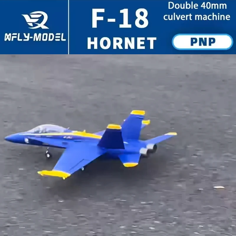 

Xfly Twin 40mm F-18 Hornet Twin Engine Electric Tunnel Fighter Small Assembled Fixed Wing Model Fighter Training Aircraft