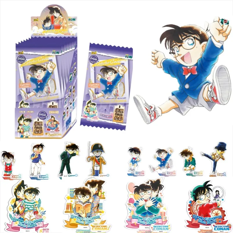 

KAYOU Detective Conan Cards Cute Version Series Series 2 Reasoning Shadow Painting Collection Card Acrylic Boy Anime Gift Toys