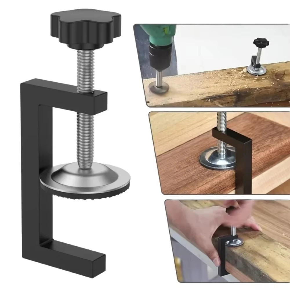2Pcs Cabinet Installation Clamp 10-57mm Adjustable G-Type Drawerwood Working Clamps Portable Drawer Fixing Clip Woodworking Tool