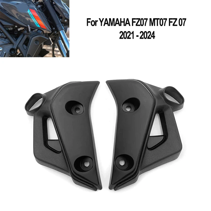 For YAMAHA FZ07 MT07 FZ 07 2021 - 2024 motorcycle accessories turn signal side panel fairing ABScarbon fiber body decoration kit