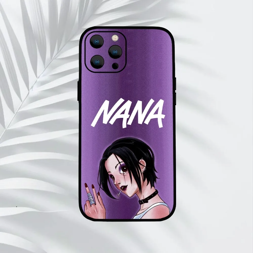 Anime Nana Osaki Line  Phone Case For iPhone Mini 11 12 13 14 15 Pro XS Max X Plus SE XR Shell