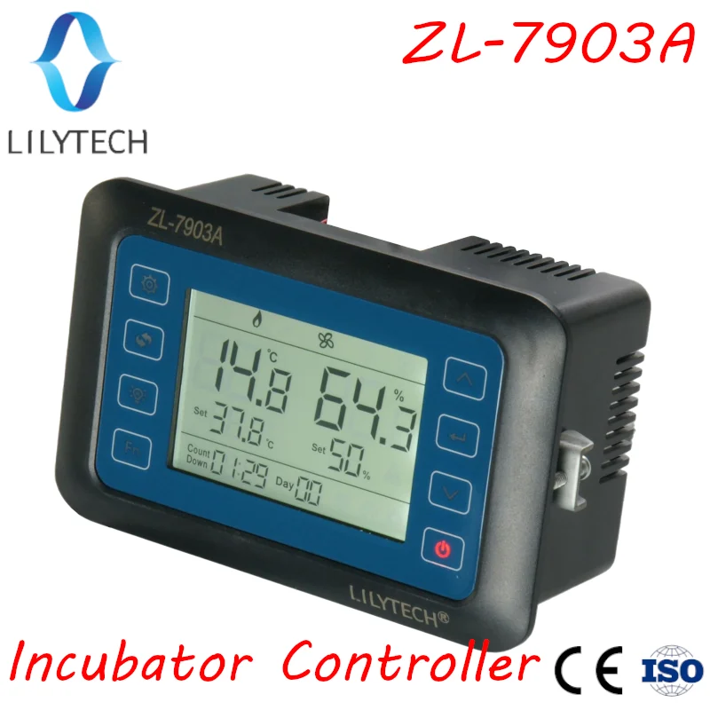 ZL-7903A, New Version Super Multifunctional Automatic Intelligent Humidity and Temperature Incubator Controller,100-240Vac,XM-18