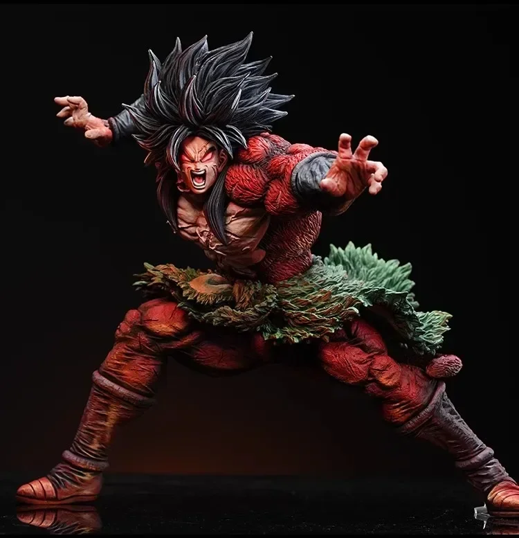 

25cm Dragon Ball Anime Figures Super Saiyan 4 Broli Figures PVC Statue Collection Model Desk Doll Decoratio Birthday Gifts Toys