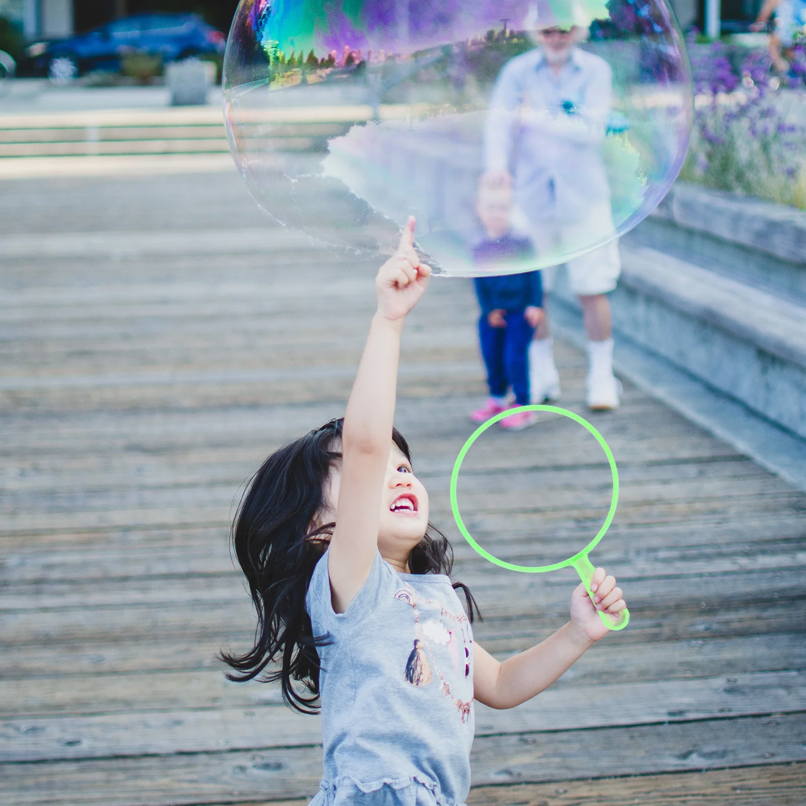 14pcs Bubble Wand Set For Kids Toddlers Outdoor Bubbles Colorful Safe Party Favor Activity Game