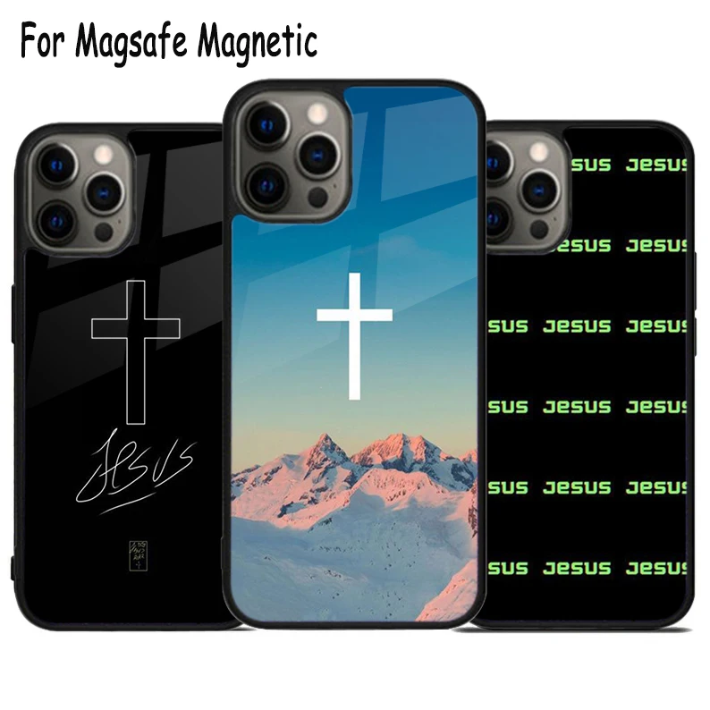 Christian scriptures Wireless Charge Magsafe Phone Case For iPhone 15 16 14 13 11 12 Pro Max Plus Magnetic Bumper Cover