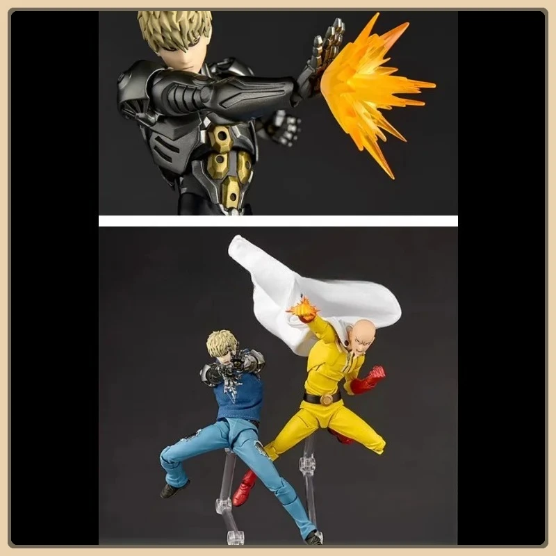 متوفر في المخزون الأصلي Kaiyodo Revoltech مذهلة ياماغوتشي واحد لكمة رجل Genos أنيمي عمل جمع أرقام نموذج اللعب Saitama #1