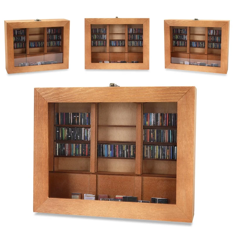 ABUP-Aliviar la ansiedad sacudir la ansiedad creativa antiansiedad 200 libros biblioteca en miniatura juguetes inquietos sacudiendo la ansiedad creativa