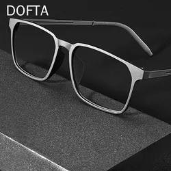 DOFTA New Ultra Light TR+Titanium Myopia Glasses Frame Men Optical Eyeglasses Frame Rectangle Prescription Glasses Women 5702