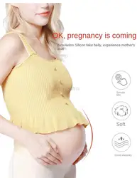 Fake belly fake pregnancy props studio fake pregnant woman simulation photo silicone belly