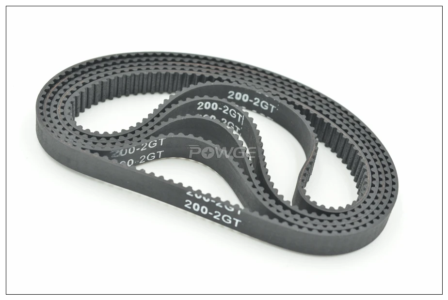 POWGE 200 202 204 206 208 210 212 214 216 218 2GT Timing Belt W=6/9mm 2MGT GT2 Rubber Synchronous Belt 200-2GT 218-2GT 208-2GT