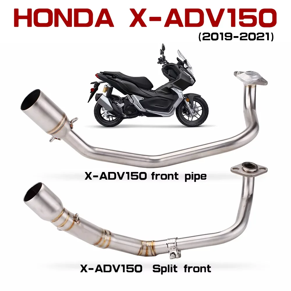 

Motorcycle Exhaust Escape Systems Slip On Connect 51mm Muffler Scooter Header Tube Front Link Pipe For Honda X-ADV150 XADV150