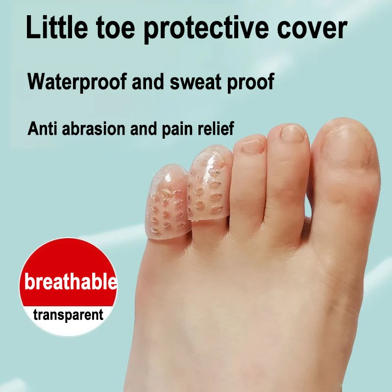 5/10/20 PCS Atmungsaktive Silikon Zehenschutz Abdeckung Transparent Verhindern Wasser Blasen Schwielen Bequeme Elastische Schutz – Detail 9