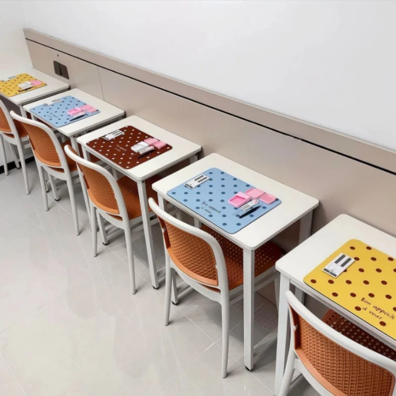 Korean Style Polka Dot Table Mat 30x40cm Diatom Mud Mat Water Absorption Quick Dry Anti-Slip Scalding Protection for Desktop