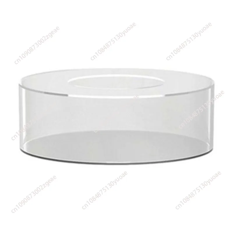 1PC Acrylic Display Board Round Cake Edge Smoother Scraper Tray DIY Cake Refillable Board Base Clear Stand Tools