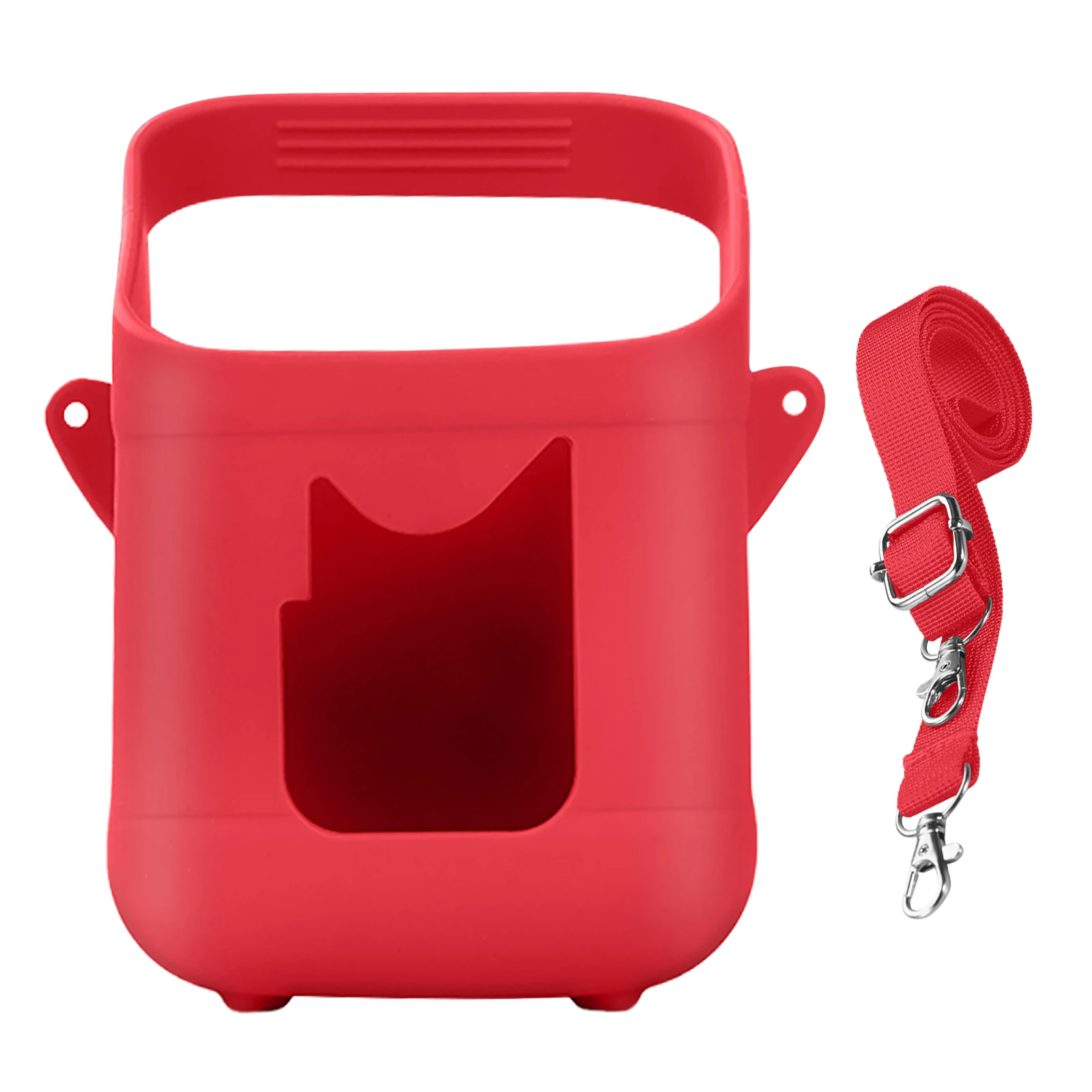 

Защитный чехол с удобной ручкой для переноски, мягкий противоскользящий защитный чехол, совместимый с аудиоплеером Toniebox 1 и 2