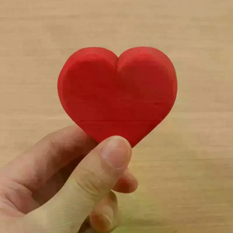 Heart Shaped Surprise Box Funny Hidden Decor Novelty Prank Toy Romantic Joke Gift For Valentine 3D Printed