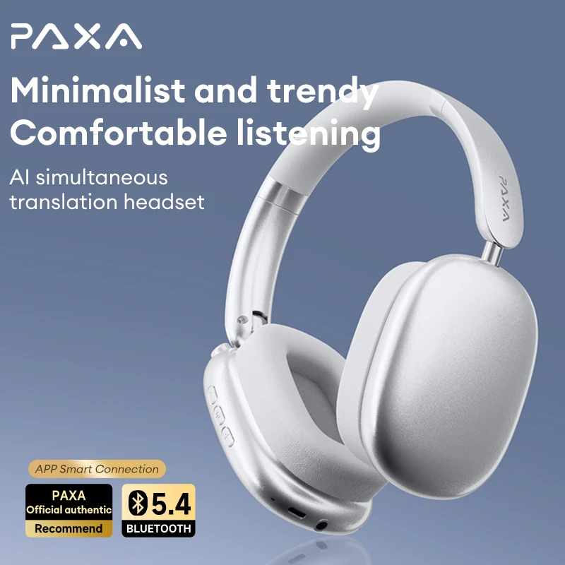 Original PAXA T01 TWS Bluetooth 5.4 Headphones High quality Intelligent Noise Reduction Earphones Low latency Earbuds HD Calling