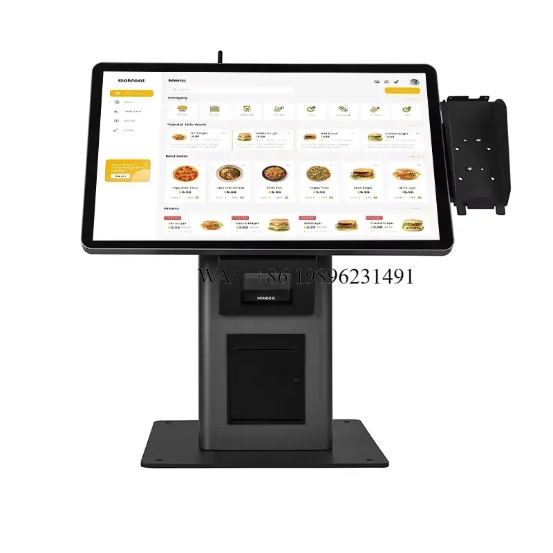 KIO215 Outdoor Floor-Standing Windows & Android Touch Screen Payment Kiosk with IP65 Rating and 2-Year Warranty