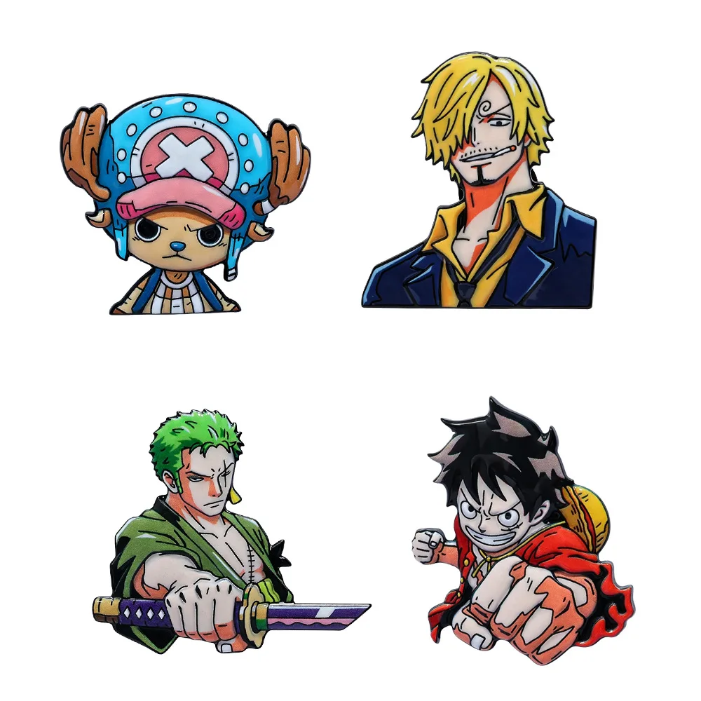 Japanese Classic Anime Character Series Metal Enamel Brooch Backpack Badge Accessories Suitable for Fans to Collect Gifts