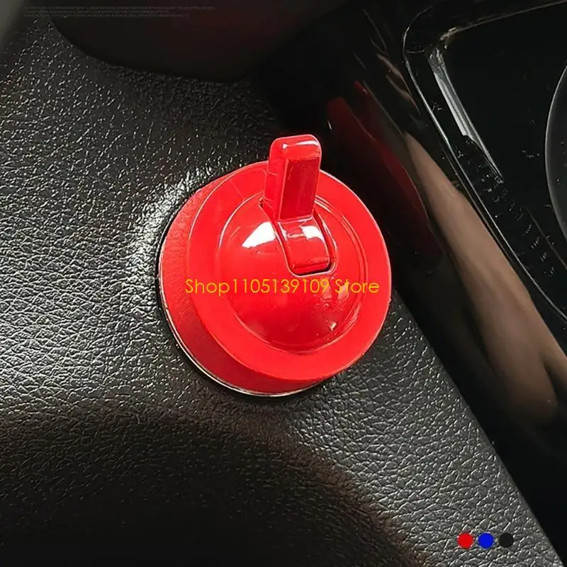 ปุ่มเริ่มสวิตช์สวิตช์จุดระเบิดฝาครอบอุปกรณ์ป้องกันอัตโนมัติการกดแบบสากลไปยังสติกเกอร์ฝาครอบปุ่มเริ่มต้นสำหรับรถยนต์