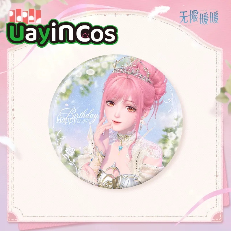 

Original Shining Nikki Badge Shikishi Colored Paper Photo Set Stand Stuffed Plushie Doll Keychain Anime Game Toy kids Gifts