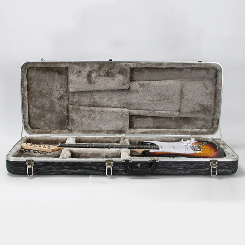 ABS Electric Guitar/bass Case Waterproof Hard Shell Box Thickened Shockproof Storage Case Portable Musical Instrument Accessory