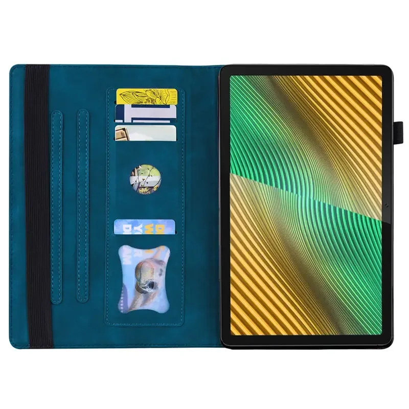 Carteira de negócios funda para realme pad (2021) 10.4 "tablet caso rmp2102 rmp2103 flip suporte capa protetora macio tpu volta coque