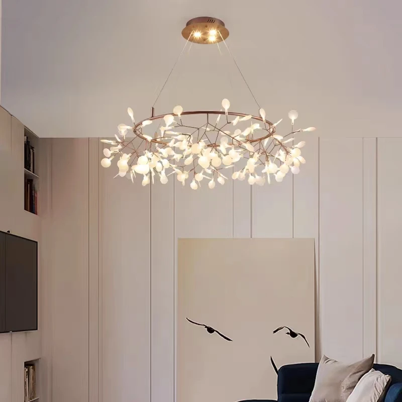 

Firefly Pendant Lamp Kitchen Ceiling Chandelier for Living Room Lustre Led Lights Decor Chandeliers Dining Indoor Lighting