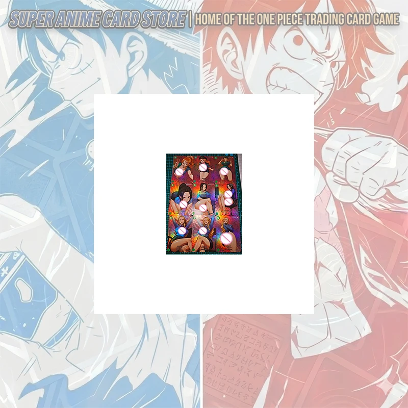 Japanese Anime One Piece Diy Handmade Cards Shirahoshi Boa Hancock Yamato Nami Nico Robin Carrot Perona Uta Collectible Cards