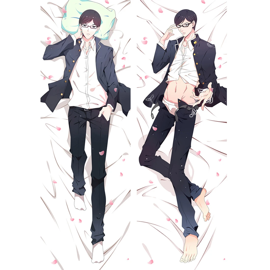 Japanese Anime Sakamoto Desu ga Male Hugging Body Dakimakura Male Pillow Cover Case BL 68090